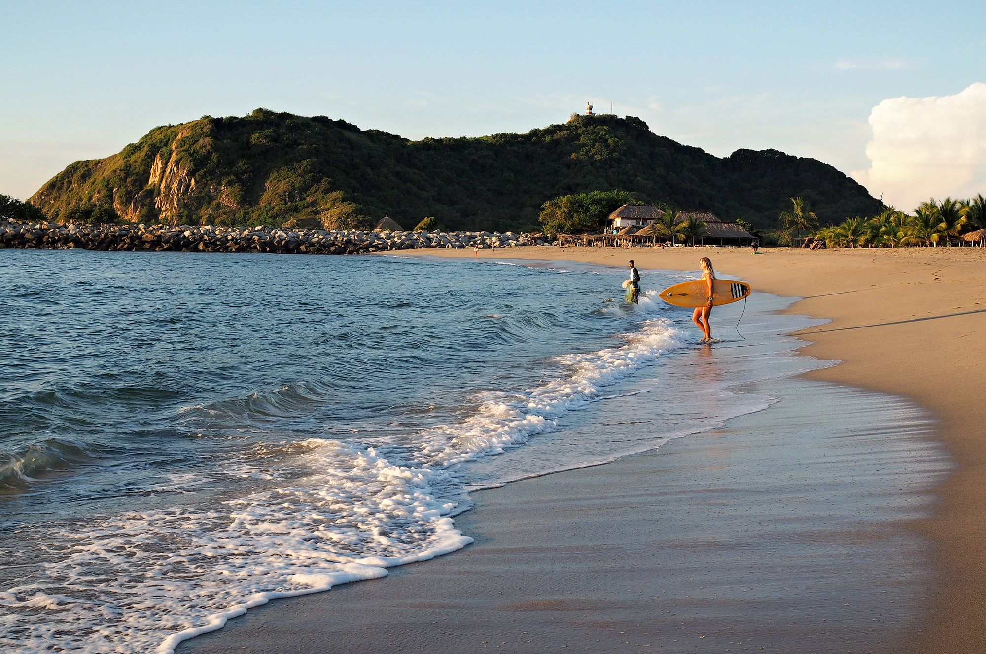 Chacahua beach is an exotic paradise in Oaxaca state in Mexico. 