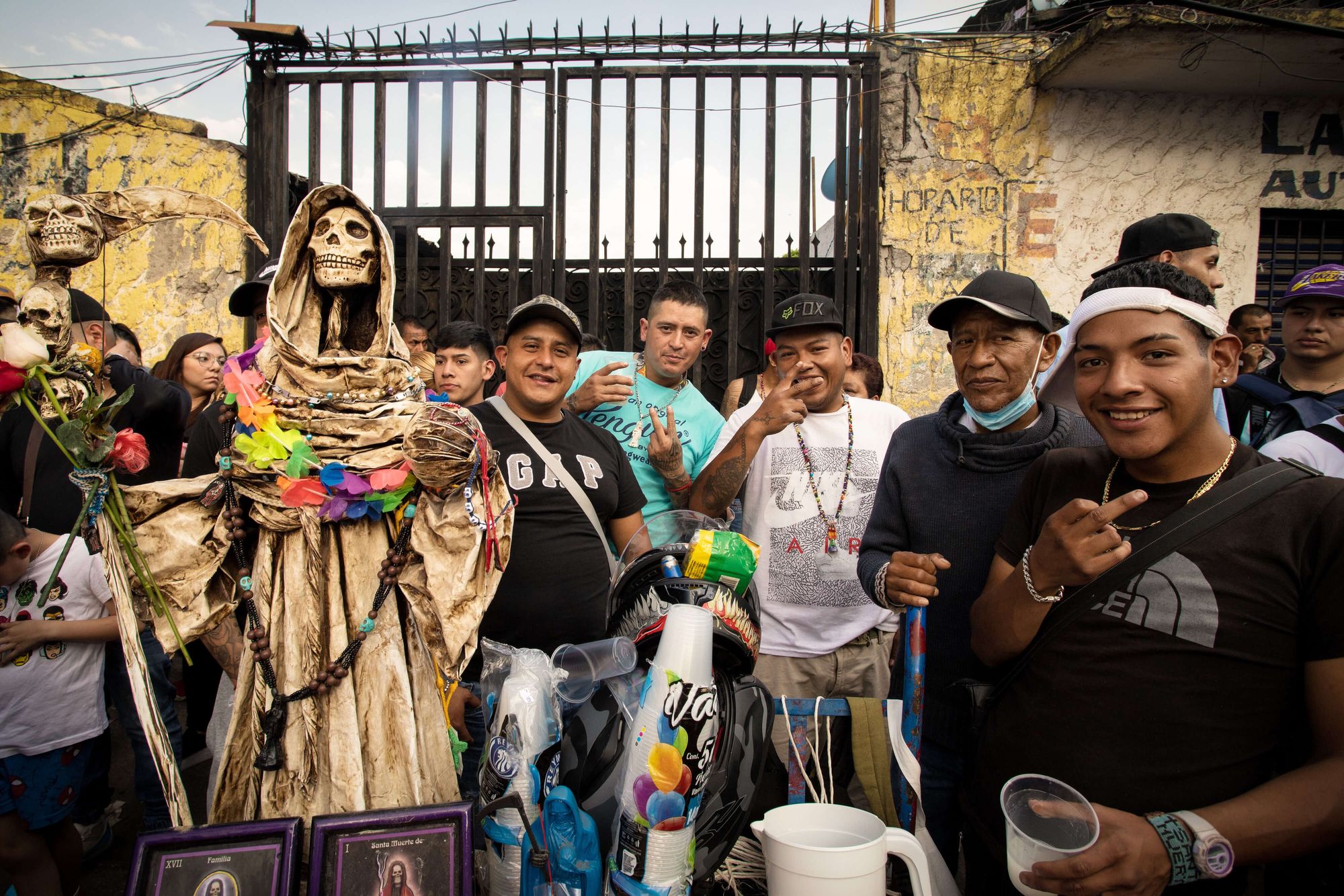 santa muerte mass in tepito, mexico city