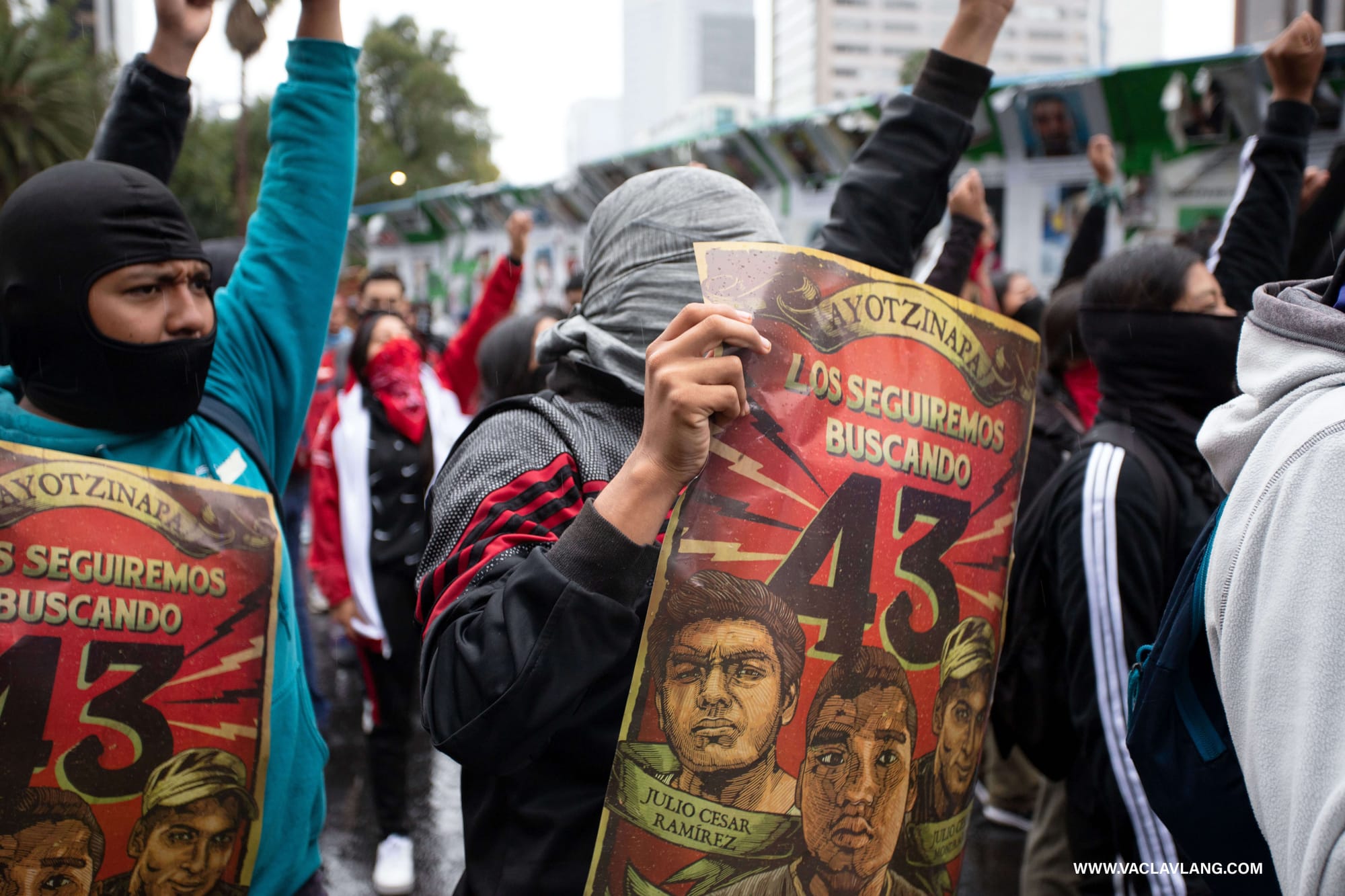 Demonstration in memory of the 43 disappeared students. (Photo: Václav Lang)